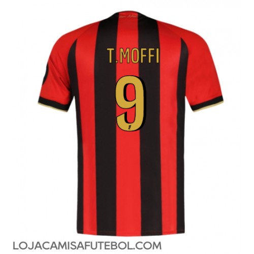 Camisa de Futebol OGC Nice Terem Moffi #9 Equipamento Principal 2024-25 Manga Curta